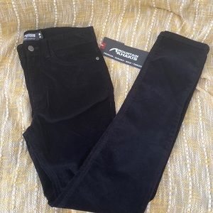 Black corduroy pants